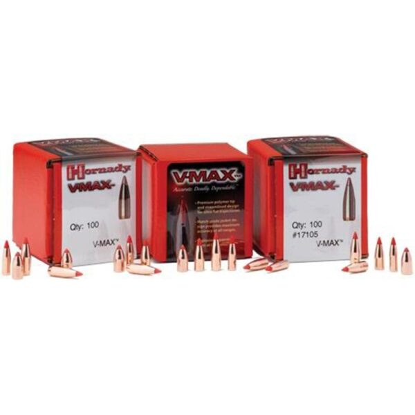 Hornady V-MAX Bullets .20 cal .204" 40 gr V-MAX 100/ct