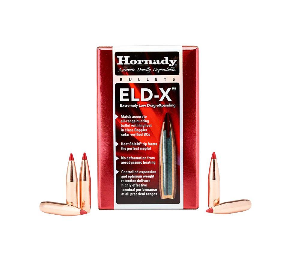 Hornady ELD-X® (Extremely Low Drag - eXpanding) Bullets 6mm .243" 90 GR ELD-X 100/ct