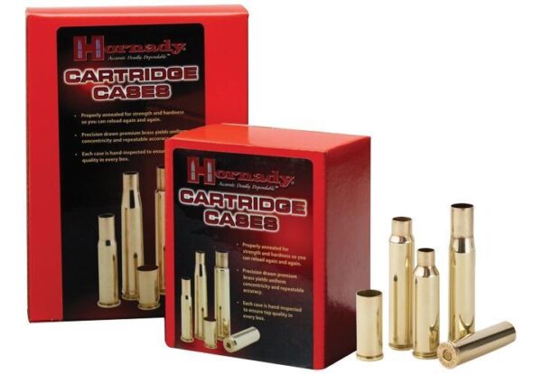 Hornady Unprimed Brass Rifle Cartridge Cases 6.5x55 SwedisH 50/ct