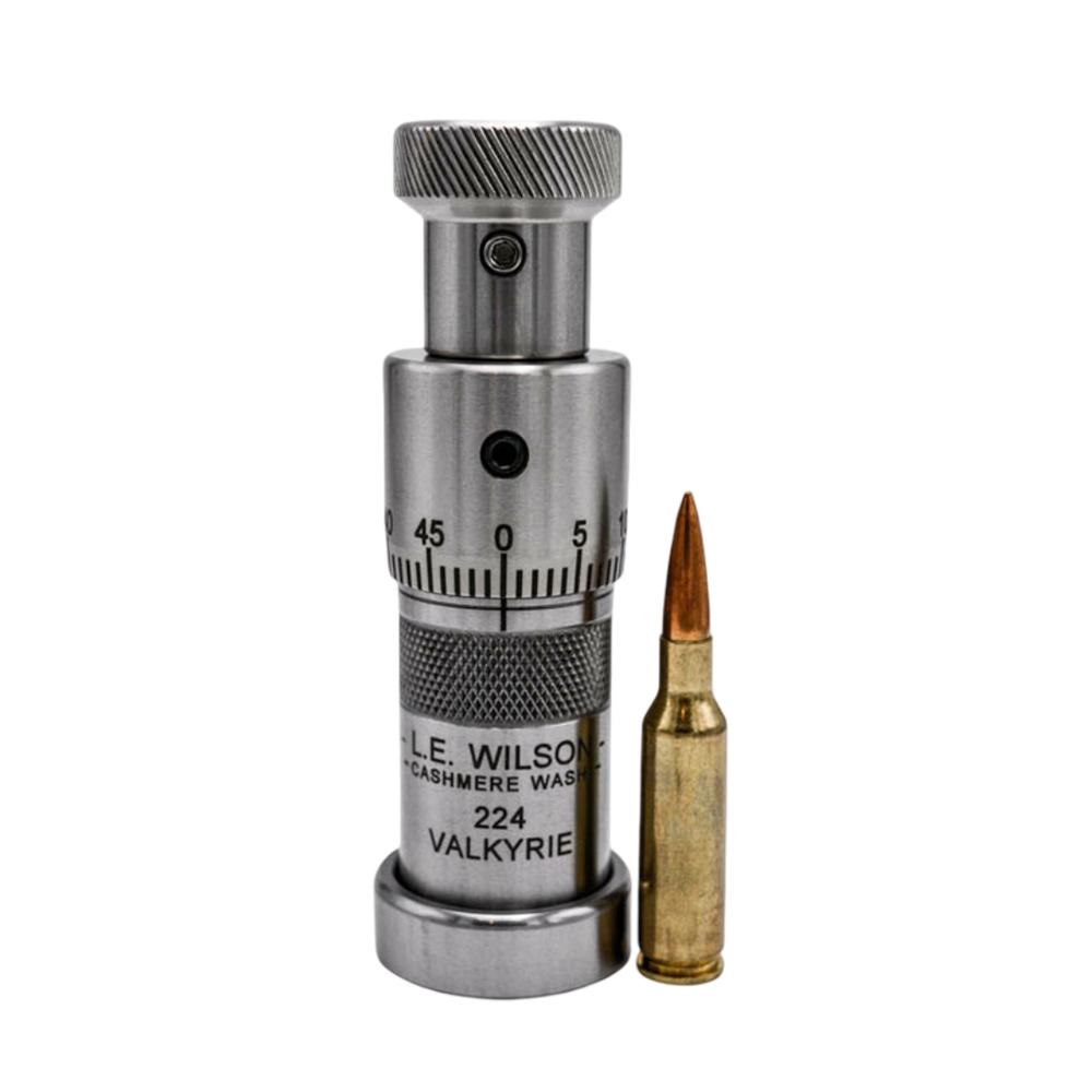 L.E. Wilson Stainless Steel Bullet Seater Die with Micrometer Adjustment 22 Creedmoor