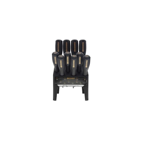 Wheeler 10 Piece SAE Hex Benchtop Screwdriver Set Black