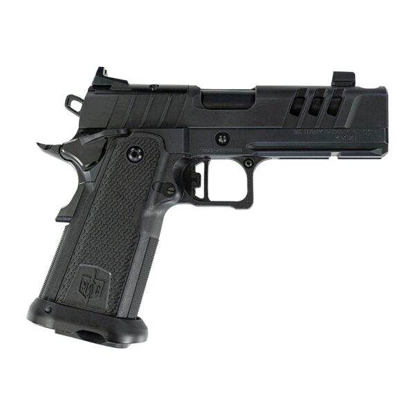 SDS MAC 9 DS COMP Handgun 9mm Luger  17rd Magazines(2) 4.25'' Barrel  AOS Optic Plate Black
