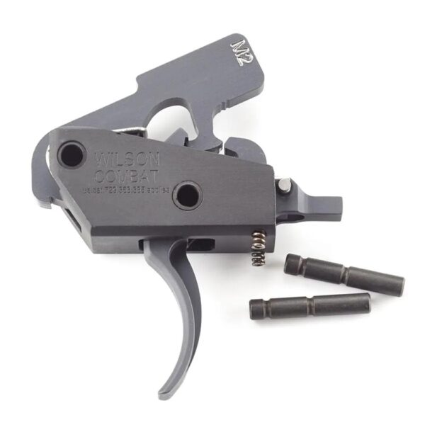 Wilson Combat AR Tactical Trigger Unit Two Stage 4-4.5 lb Curved Black