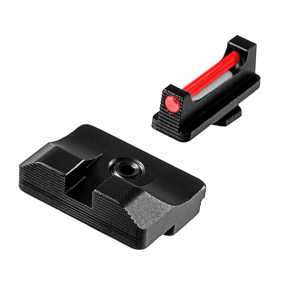 Truglo Fiber Optic Pro Sight Set For Glock 20 21 25 28 29 30 31 32 37 40 and 41 (Excluding M.O.S. models)