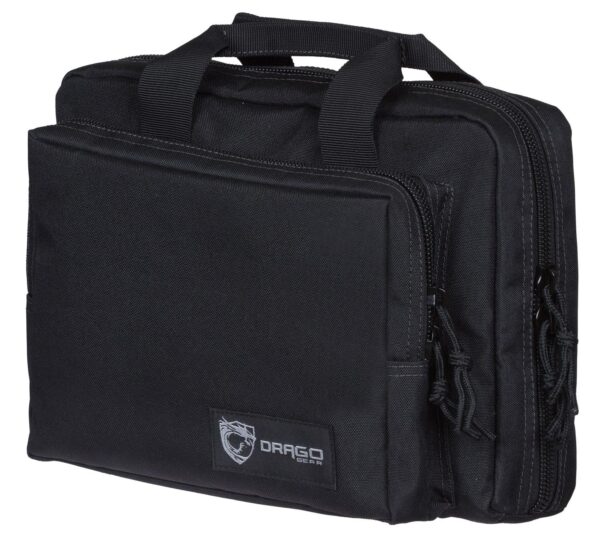 DRAGO PRO GEAR DOUBLE PISTOL CASE BLACK (24/CASE)