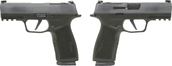 SIG SAUER P365 X-MACRO 9MM PSTL 3.7" CRUSHED SILVER BATTLEWORN 2-17RD MAGAZINES