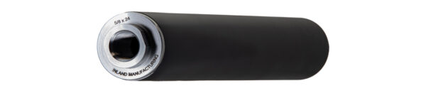 INLAND I-CAN II 7.5" Stainless Steel Black Ceramic 9mm Suppressor, 1/2x28 direct thread base