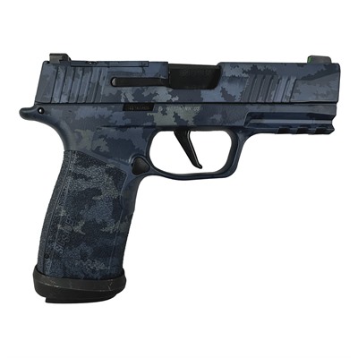P365-XMACRO TACOPS 9MM 3.7''BBL (4)17RD BLUE MULTI CAMO