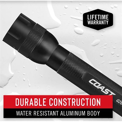 G26 FLASHLIGHT 415 LUMENS W/BULLS-EYE SPOT BEAM BLACK