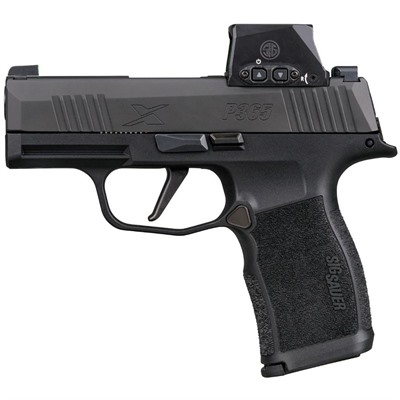 P365X 9MM 3.1''BBL (2)12RD MAGS W/ROMEO-X SIG-LOC COMPACT BLK