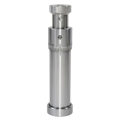 30 CAL STAINLESS MICROMETER TOP SEATER DIE BLANK