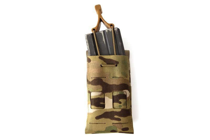 Blue Force Gear-Mag NOW! Pouch - Single M4 Mag - Open top bungee retention - Black