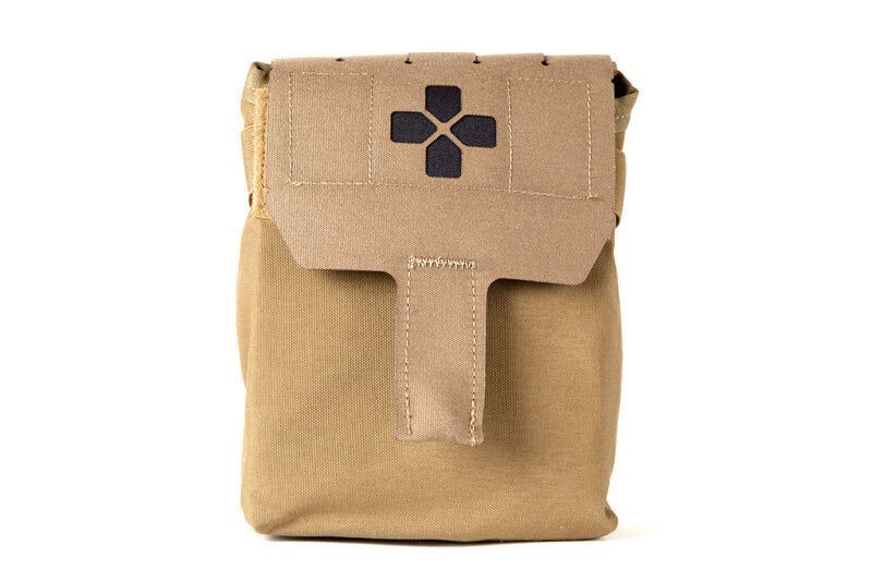 Blue Force Gear Trauma Kit NOW! MOLLE Mounted Helium Whisper Empty Coyote Brown