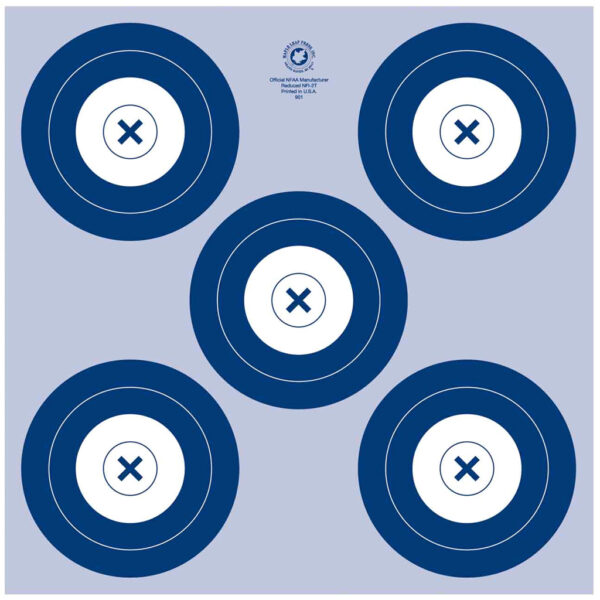 Maple Leaf NFAA Indoor Target 5 Spot Target 25 pk.