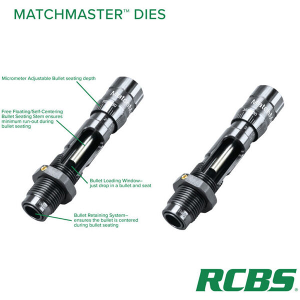 RCBS Matchmaster Comp Seat Die 338 ARC