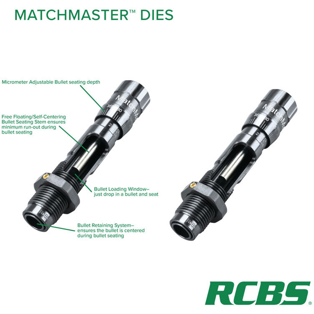 RCBS Matchmaster Comp Seat Die 338 ARC