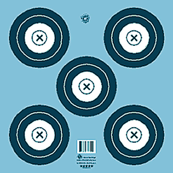 Maple Leaf Target Face NFAA Indoor 5-Spot 100 pk.