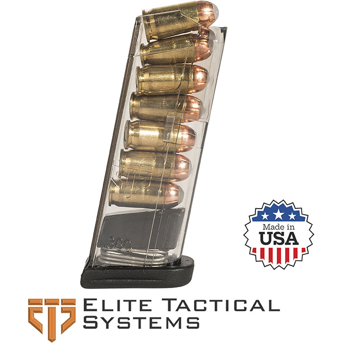 Fits Glock 42 - 7RD .380 Mag - Sits Flush