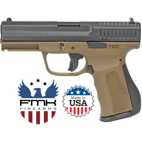 9C1G2-FAT 9MM 4 inch barrel 14 Round Burnt Bronze