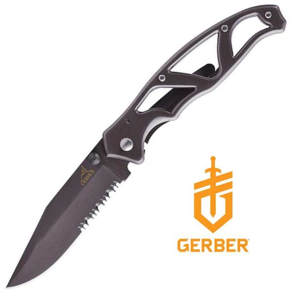 Paraframe 1 5.25 inch Drop Point Satin Edge with Stainless Steel Handle