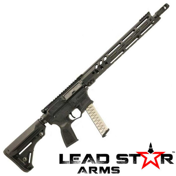 Barrage Rifle 9MM 16 inch barrel 30 Round Black with 15 inch Handguard