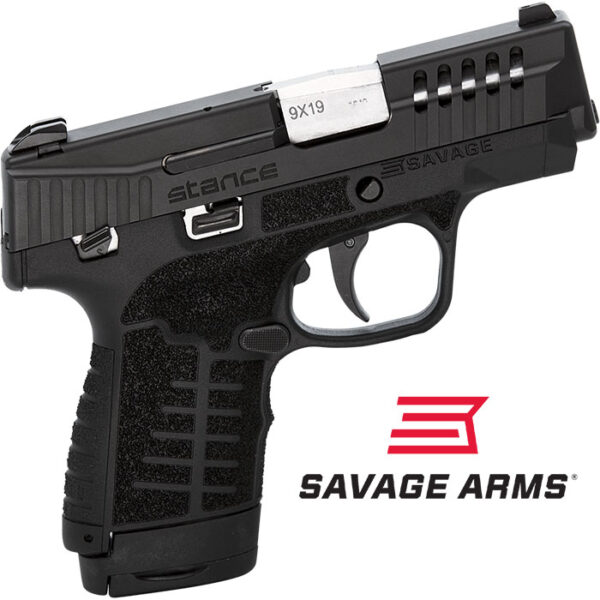 Stance 9MM 3.2 inch barrel 10 Round Black Manual Safety