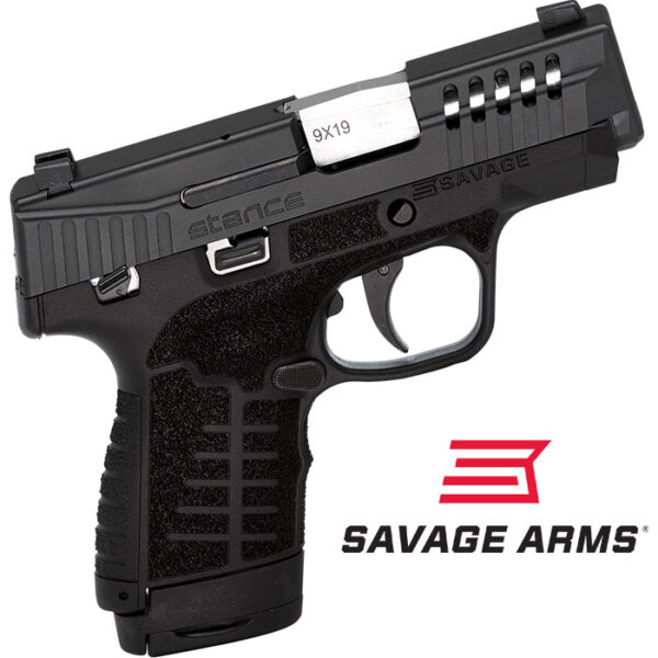 Stance 9MM 3.2 inch barrel 10 Round Black Manual Safety with Night Sights