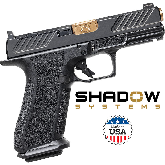 XR920 Combat Slide 9MM 4 inch barrel 17 Round Black Night Sights with Bronze Bar