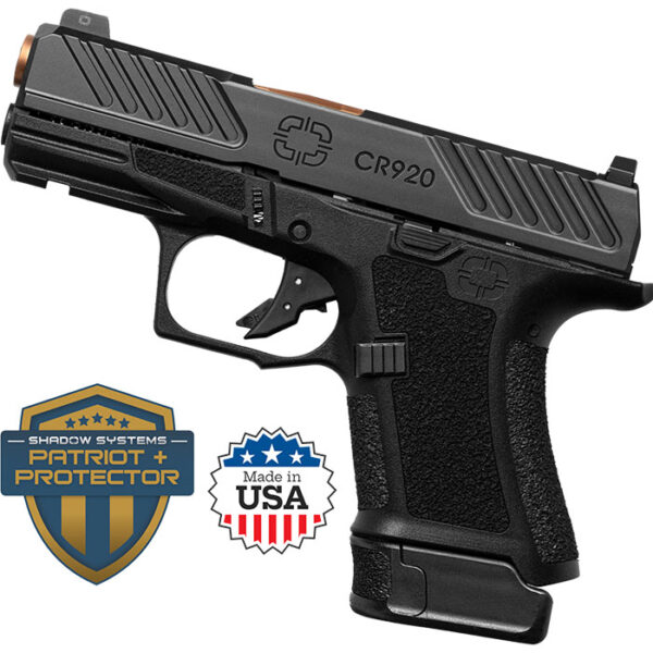 CR920 Combat Slide 9MM 3.41 inch barrel 13 Round Black Night Sights with Bronze