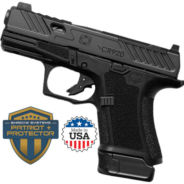CR920 Elite Slide 9MM 3.41 inch 13 Round Black Optic Ready  w/Night Sights with