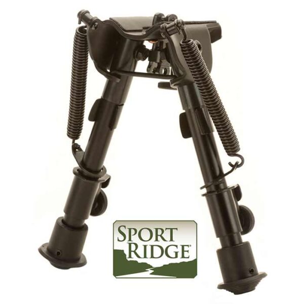 Heavy Duty Bipod Adjustable Matte Black 9 inch to 13 inch