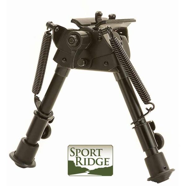 Heavy Duty Bipod Pivot Adjustable Matte Black 9 inch to 13 inch