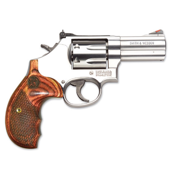 SW 686 PLUS DELUX 357MAG 3 SS AS WOOD GRIPS 7RD