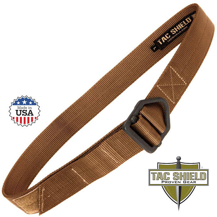 Tactical Riggers Belt 1.75 inch Double Wall Coyote Large fits waist 38 to 42 inc