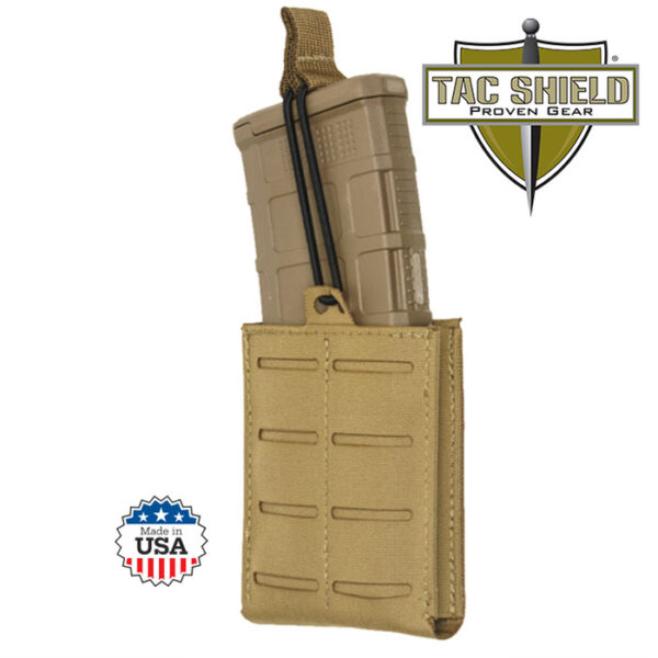 RZR Molle Single AR15 M4 M16 Speed Load Pouch Coyote