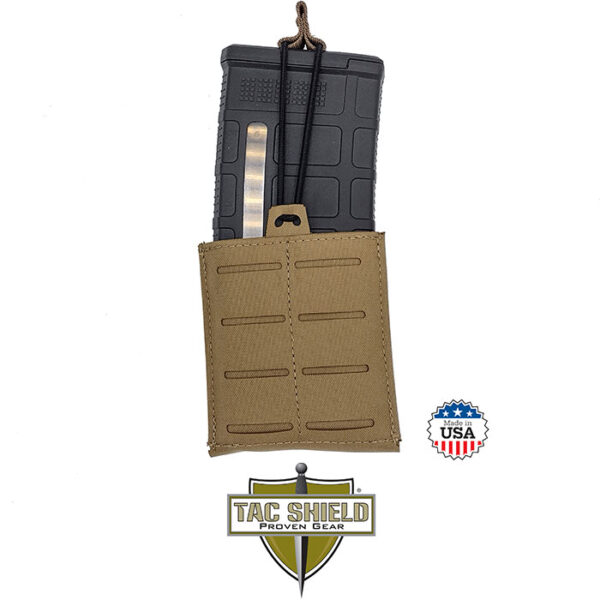 RZR Molle Speedload Rifle Magazine Pouch 6.8/7.62 Single Coyote