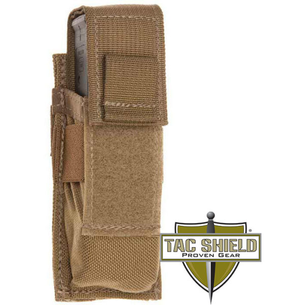 Single Universal Pistol Molle Pouch Coyote