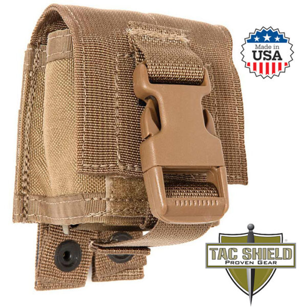 Single Frag Grenade Molle Pouch Coyote