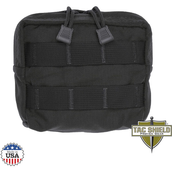 Compact Gear Lined Molle Pouch Black Small