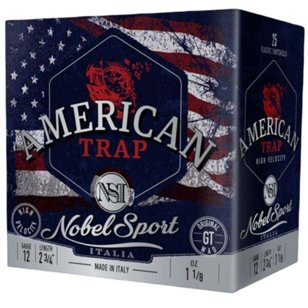 Noble NSI Target Nobel Speed Shotshell 12 ga 2-3/4" 1-1/8 oz 1300 fps #8 25/ct