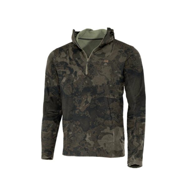Muddy DV8 Quest Midweight Quarter Zip Hoodie Veil Canyon Grey M