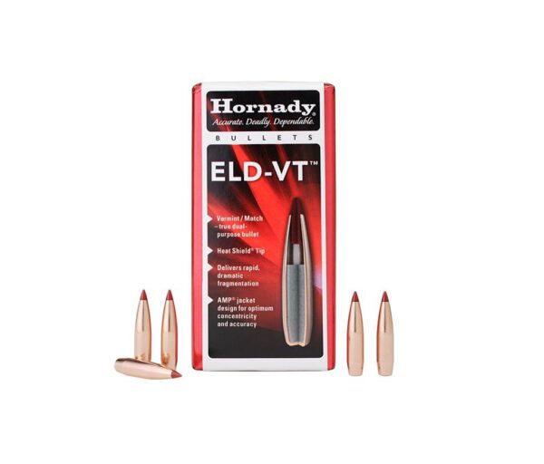Hornady ELD-VT Rifle Bullets 22 CAL .224" 69 gr (1-8") 100/ct
