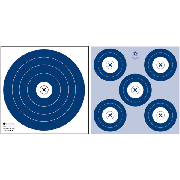 Maple NFAA Dual 1-Spot/5-Spot Target 25 pk.