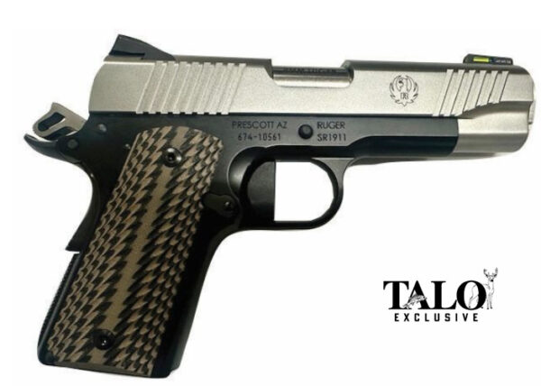 SR1911 CCO 9mm 4.25"  SS/Blk G10 7rd TALO