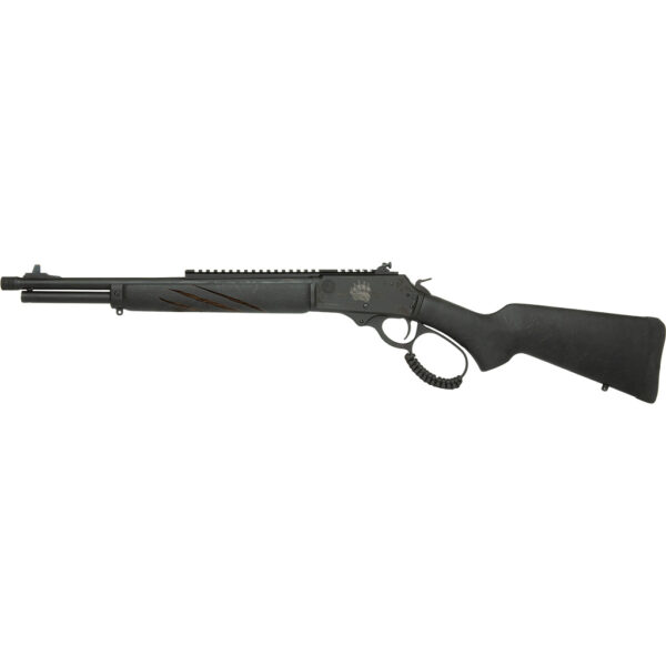Rossi R95 Black Bear Edition Lever Action Rifle 30-30 Win. 16.5 in Triple Black w/Engraved Stk 5rd
