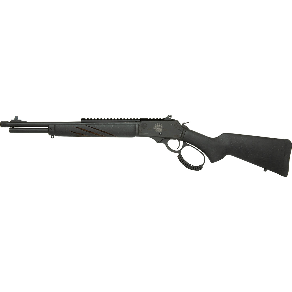 Rossi R95 Black Bear Edition Lever Action Rifle 30-30 Win. 16.5 in Triple Black w/Engraved Stk 5rd