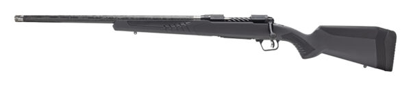 Savage Arms 57716 110 UltraLite Full Size 270 Win 4+1 22" Carbon Fiber Threaded Barrel, Black Melonite Drilled & Tapped Stainless Steel Receiver, Adj AccuStock Matte Gray Synthetic Stock, Left Hand