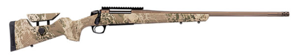 CVA CR3969 Cascade Long Range Hunter Full Size 7mm PRC 24" Smoked Bronze Cerakote Steel Threaded Barrel, Realtree Hillside Synthetic Stock