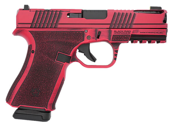 Black Rain Ordnance FLP9MMRB   Compact Frame 9mm 15+1 4" Stainless Steel Slide