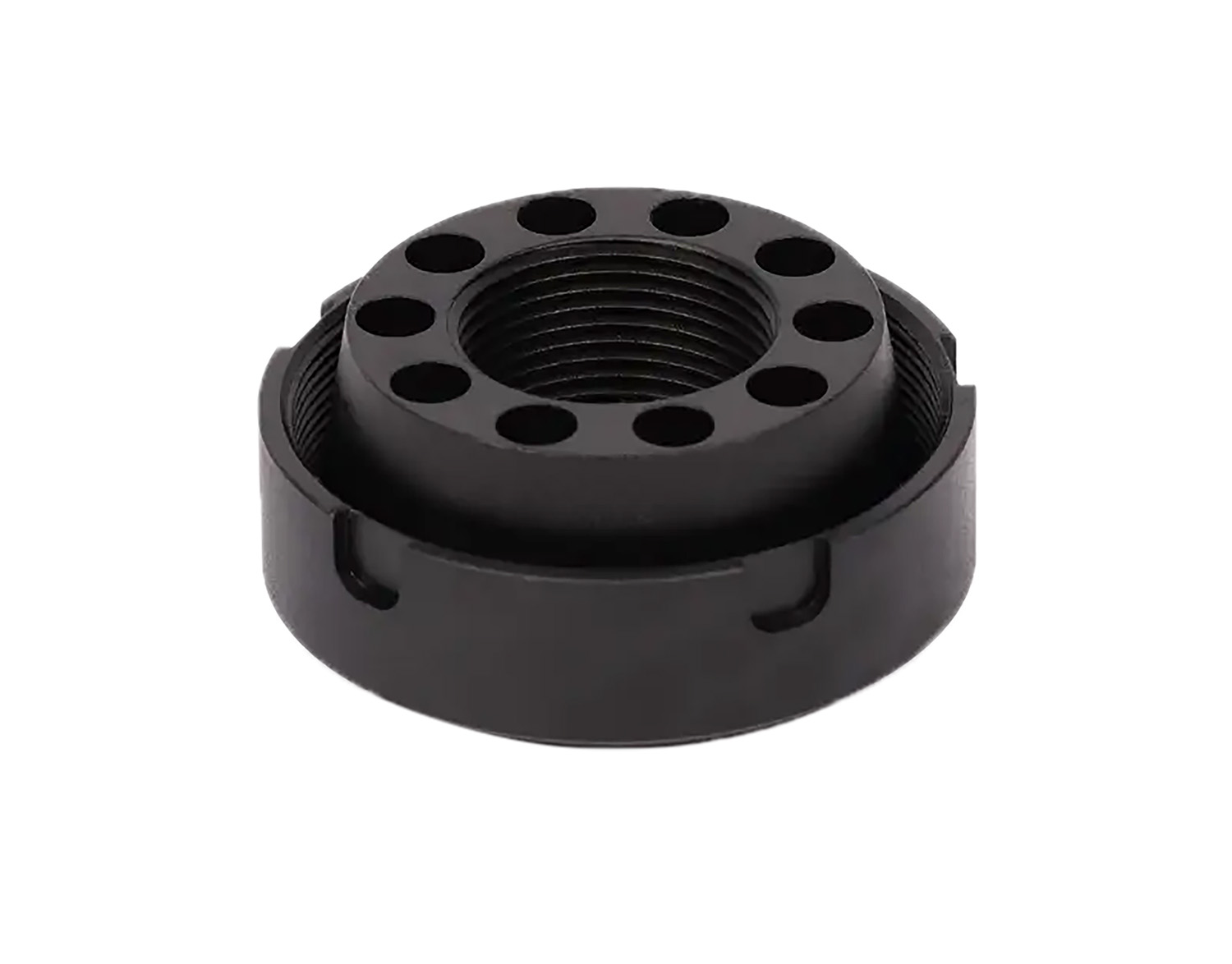 SilencerCo AC4745 Charlie Direct Thread Mount Fits M13x0.75 Stainless Steel Oxide Black